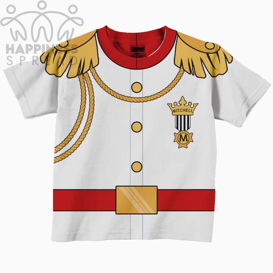 Custom Name Prince Charming Shirt, Personalized White Prince Charming Birthday T-Shirt, Boys Formal Prince Shirt.-Christian Art Bag