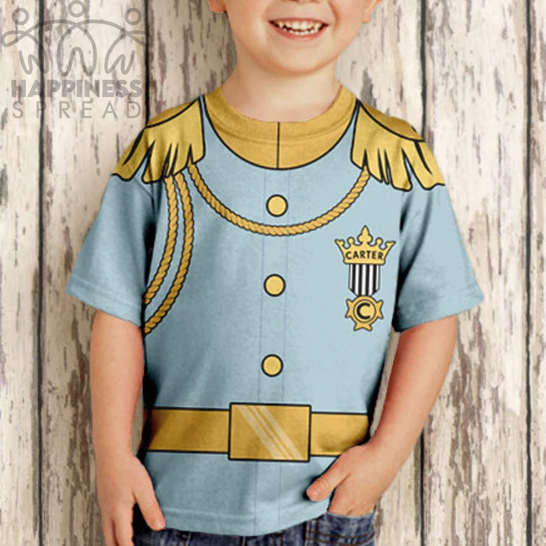 Custom Name Prince Charming Shirt, Personalized White Prince Charming Birthday T-Shirt, Boys Formal Prince Shirt.-Christian Art Bag