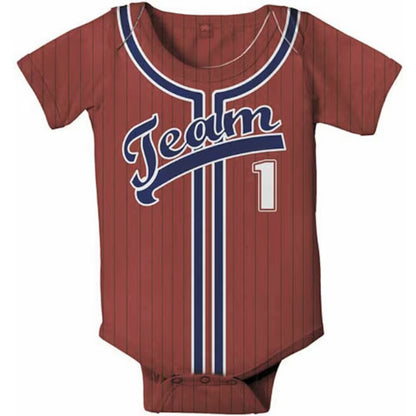 Personalized Baby Baseball Jersey, Onepiece Bodysuit, Baby Boy Clothing, Custom Jersey, Any Team - Christian Art Bag