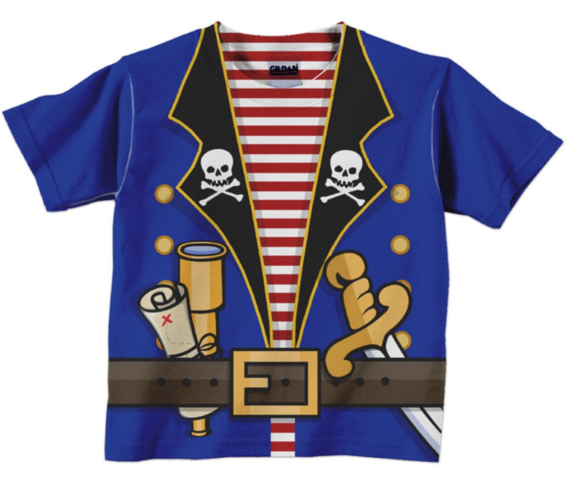 Personalized Pirate Shirt, Boys Pirate Birthday Shirt, Pirate T-Shirt - Christian Art Bag