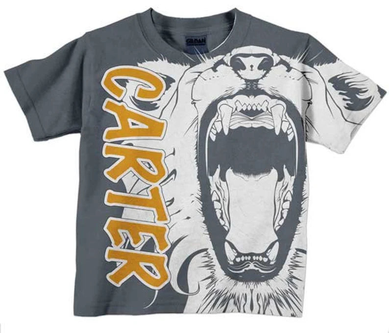 HPSP Shirt, Custom Birthday Shirt, Personalized Animal Shirt, Personalized Circus Elephant, Lion, Shark Alligator Elephant Grasshopper Shirt, Boys Bug Birthday T-Shirt, Top - Christian Art Bag