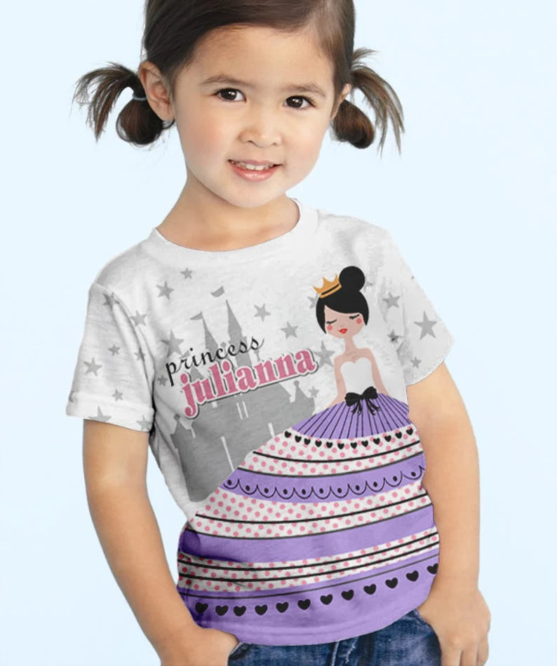 HPSP Shirt, Custom Birthday Shirt, Girls Superhero birthday Shirt, Personalized Girls Superhero T-Shirts, Kids Birthday Shirts,  Family Girls Fairy Shirts, Girls Fairy 3D Shirt. - Christian Art Bag