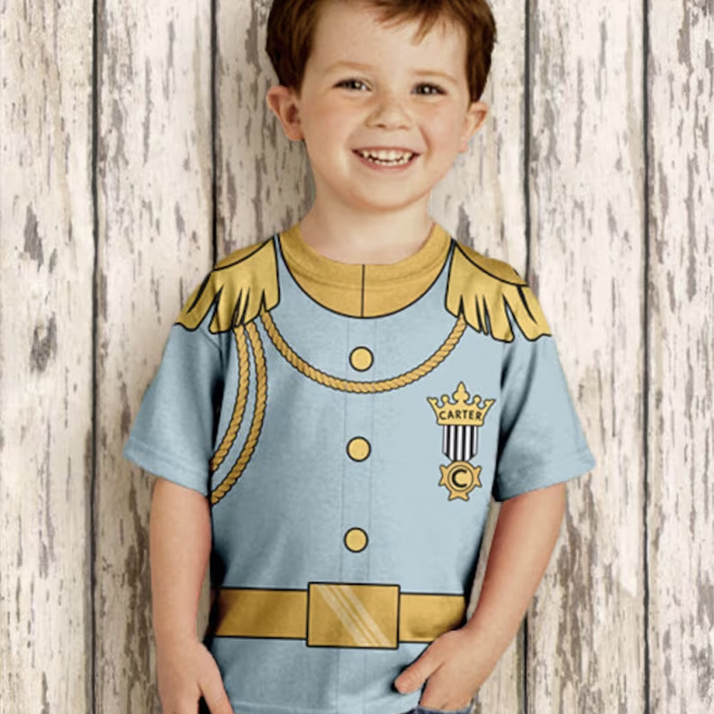 Personalized 3D Shirt For Kids, Boys Medieval Knight Birthday Shirt, Boy's Knight in Shining Armor T-Shirt, Prince Birthday Shirt, Knight Costume - Christian Art Bag